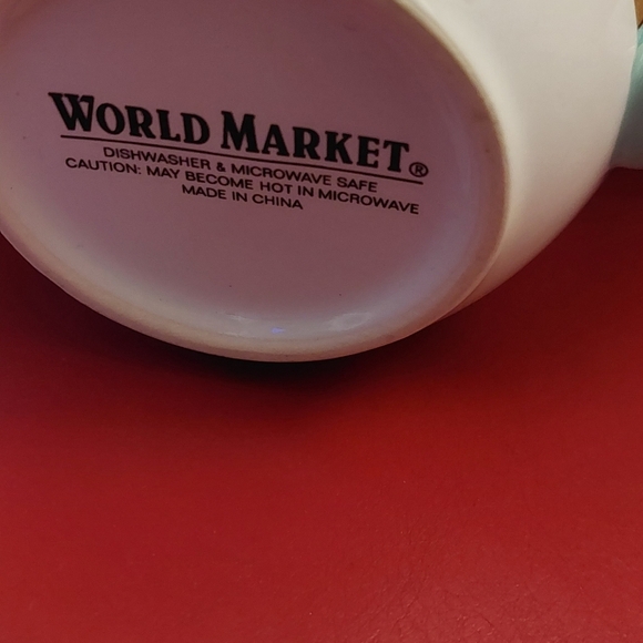World Market Oversized Coffee Mug Cup - Picture 3 of 5